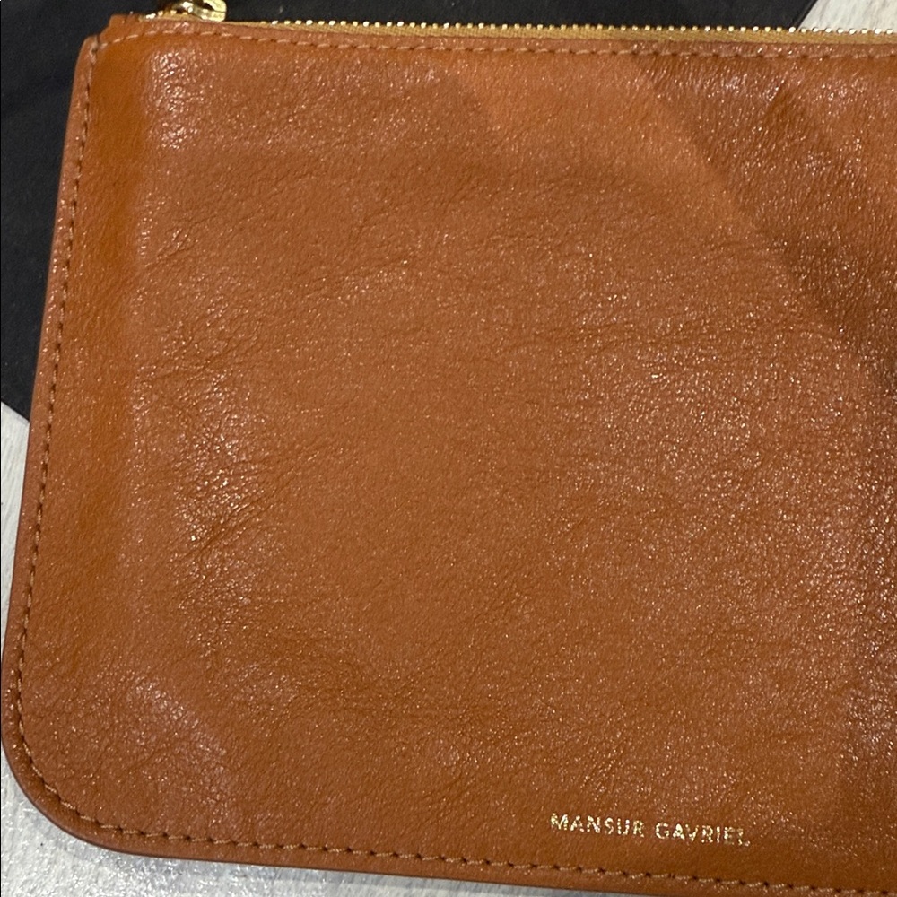 Mansur Gavriel Tan Leather Pouch - Picture 3 of 8